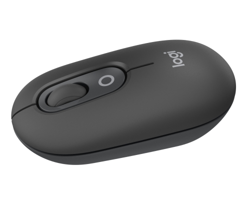 Logitech POP Mouse, ratón inalámbrico Bluetooth compacto y portátil con botones programables y clics discretos, tecnología Easy-Switch para altern
