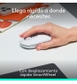 Logitech POP Mouse, ratón inalámbrico Bluetooth compacto y portátil con botones programables y clics discretos, tecnología Easy-Switch para altern