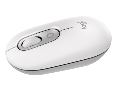 Logitech POP Mouse, ratón inalámbrico Bluetooth compacto y portátil con botones programables y clics discretos, tecnología Easy-Switch para altern