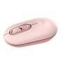 Logitech POP Mouse, ratón inalámbrico Bluetooth compacto y portátil con botones programables y clics discretos, tecnología Easy-Switch para altern