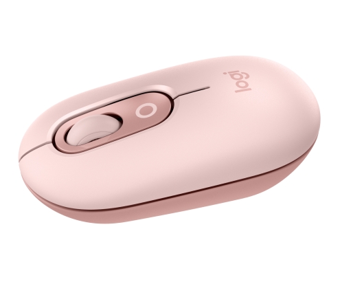 Logitech POP Mouse, ratón inalámbrico Bluetooth compacto y portátil con botones programables y clics discretos, tecnología Easy-Switch para altern