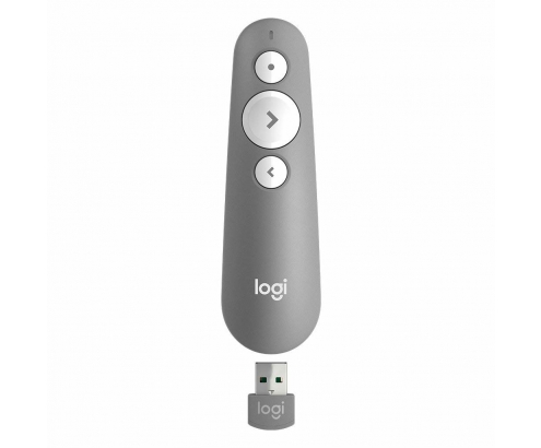 Logitech R500 Laser Presentation Remote apuntador inalámbricos Bluetooth/RF Gris