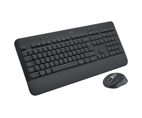 Logitech Signature MK650 Combo For Business teclado Ratón incluido Bluetooth QWERTY Danés, Finlandés, Noruego, Sueco Grafito