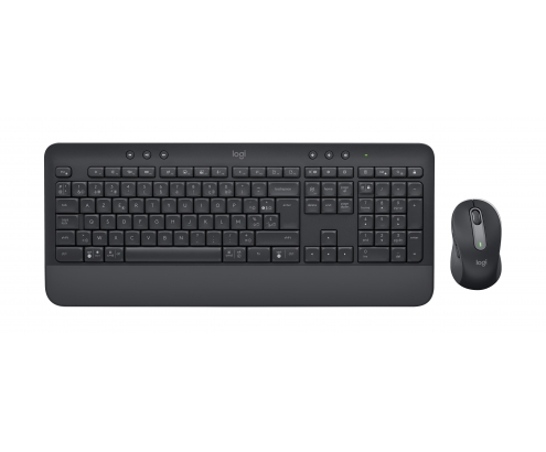 Logitech Signature MK650 Combo For Business teclado Ratón incluido RF Wireless + Bluetooth AZERTY Belga Grafito