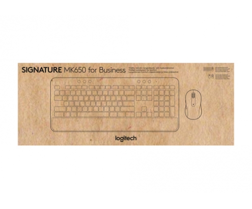 Logitech Signature MK650 Combo For Business teclado Ratón incluido RF Wireless + Bluetooth QWERTY Italiano Grafito