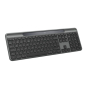 Logitech Signature Slim Solar + K980 teclado Universal RF Wireless + Bluetooth QWERTY Inglés internacional Grafito