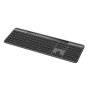 Logitech Signature Slim Solar + K980 teclado Universal RF Wireless + Bluetooth QWERTY Inglés internacional Grafito