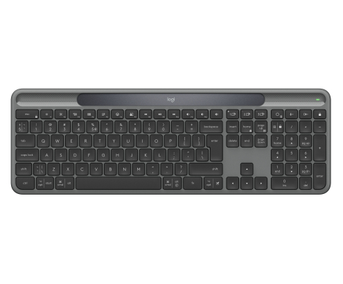 Logitech Signature Slim Solar + K980 teclado Universal RF Wireless + Bluetooth QWERTY Inglés internacional Grafito