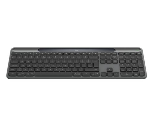 Logitech Signature Slim Solar + K980 teclado Universal RF Wireless + Bluetooth QWERTY Inglés internacional Grafito
