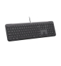 Logitech Signature Slim Wired K620 For Business teclado Universal USB QWERTZ Alemán Grafito