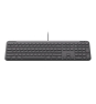 Logitech Signature Slim Wired K620 For Business teclado Universal USB QWERTZ Alemán Grafito