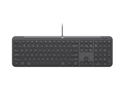 Logitech Signature Slim Wired K620 For Business teclado Universal USB QWERTZ Alemán Grafito