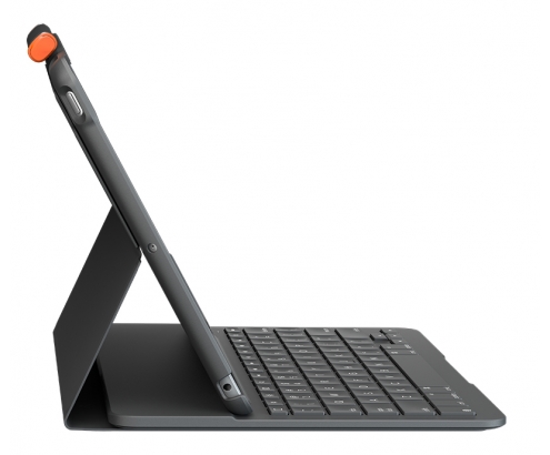 Logitech slim folio tablet con teclado bluetooth qwertz aleman grafito 