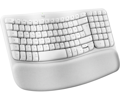Logitech Wave Keys for Mac teclado Hogar / Oficina Bluetooth QWERTZ Alemán Blanco