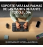 Logitech Wave Keys, teclado ergonómico inalámbrico con reposamanos acolchado, escritura cómoda y natural, Easy-Switch, Bluetooth, Logi Bolt, multis