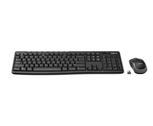 Logitech Wireless Combo MK270 teclado Ratón incluido Hogar USB QWERTZ Alemán Negro