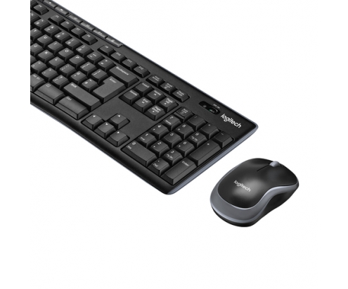 Logitech Wireless Combo MK270 teclado USB AZERTY Belga Negro