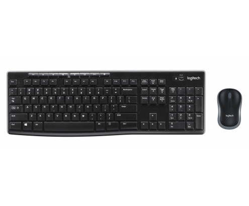 Logitech Wireless Combo MK270 teclado USB AZERTY Francés Negro