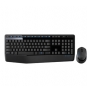 Logitech Wireless Combo MK345 teclado USB QWERTY Inglés Negro