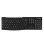 Logitech Wireless Keyboard K270 teclado RF inalámbrico QWERTZ Alemán Negro