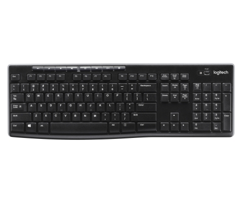 Logitech Wireless Keyboard K270 teclado RF inalámbrico QWERTZ Alemán Negro