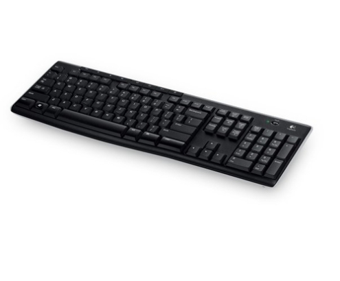 Logitech Wireless Keyboard K270 teclado RF inalámbrico QWERTZ Alemán Negro