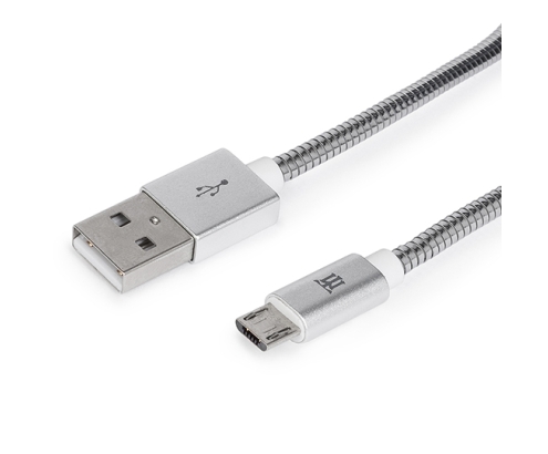Maillon Technologique Premium MTPMUMS241 cable USB USB 2.0 1 m USB A Micro-USB B Plata