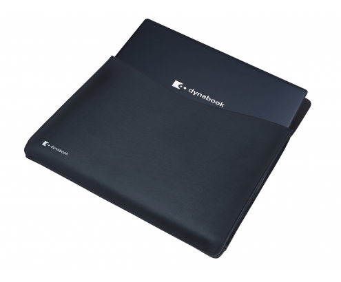 Maletin Dynabook para portatil 13.3p imitacion piel poliester negro azul PX1900E-2NCA