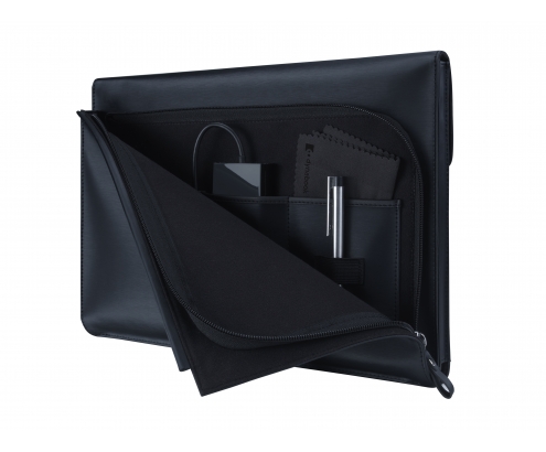 Maletin Dynabook para portatil 13.3p imitacion piel poliester negro azul PX1900E-2NCA