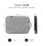 Maletin subblim advance laptop sleeve para portatiles hasta 14p gris SUB-LS-2AS0001