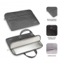maletin subblim business para portatiles 13.3p a 14p interior alcochado gris SUB-LS-1BS0002