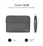 maletin subblim business para portatiles 13.3p a 14p interior alcochado gris SUB-LS-1BS0002