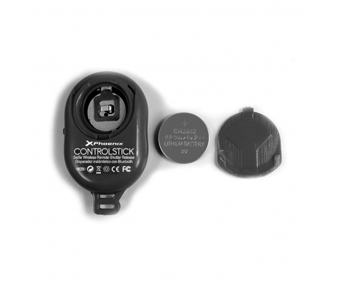 Mando inalambrico bluetooth phoenix con disparador para palo baston selfie universal negro PHCONTROLSTICK