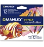 Manley Esctuche 12 Ceras Acuarelables