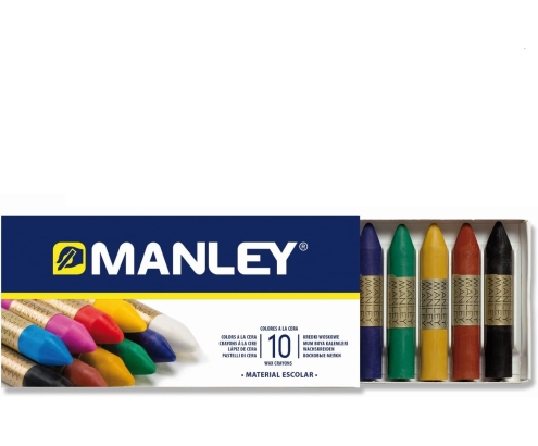 Manley Estuche 10 Ceras
