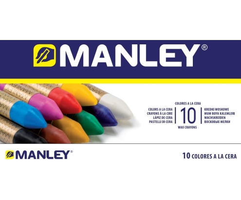 Manley Estuche 10 Ceras