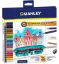 Manley Set Lapices de Colores 23 unidades 