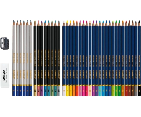 Manley Set Lapices de Colores 40 unidades