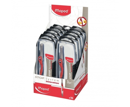 Maped M196310 Gris, Rojo 10 pieza(s)