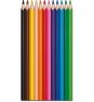 Maped Strong colour pencils laápiz de color Negro, Marrón, Verde, Azul claro, Verde claro, Marina, Naranja, Melocotón, Rosa, Púrpura, Rojo, Amaril