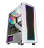 Mars Gaming MC-ART Blanco Caja PC Gaming ATX Doble Cristal Templado Dibujable ARGB 12 Modos Ventilador 12cm