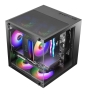 Mars Gaming MC-CUBE carcasa de ordenador Mini Tower Negro