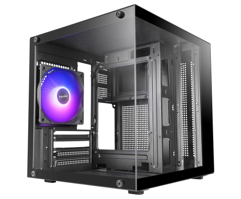 Mars Gaming MC-CUBE carcasa de ordenador Mini Tower Negro