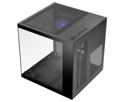 Mars Gaming MC-CUBE carcasa de ordenador Mini Tower Negro