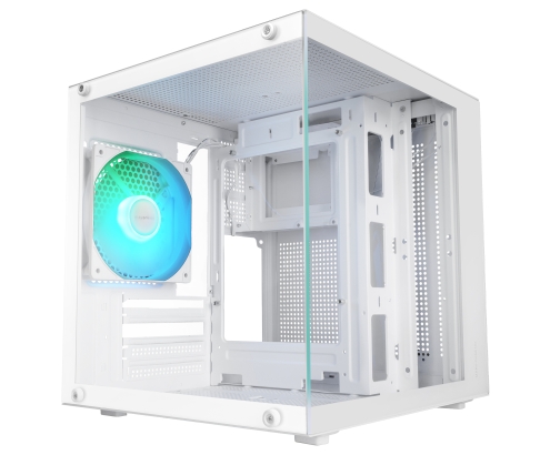 Mars Gaming MC-CUBEW carcasa de ordenador Mini Tower Blanco