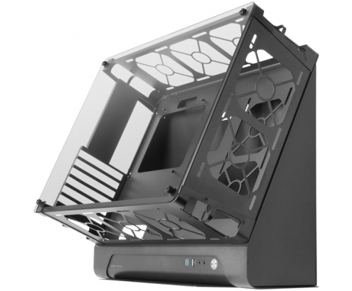 Mars Gaming MCB Negro Caja PC Gaming ATX XL Edición Custom Premium Estructura Modular Doble Cámara