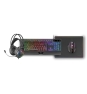 Mars Gaming MCP124PRO, Combo Gaming 4en1, Teclado RGB H-Mech con Reposamuñecas, Ratón RGB 3200DPI y Switches HUANO, Auriculares FRGB, Alfombrilla Na