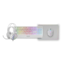 Mars Gaming MCP124PRO, Combo Gaming 4en1, Teclado RGB H-Mech con Reposamuñecas, Ratón RGB 3200DPI y Switches HUANO, Auriculares FRGB, Alfombrilla Na