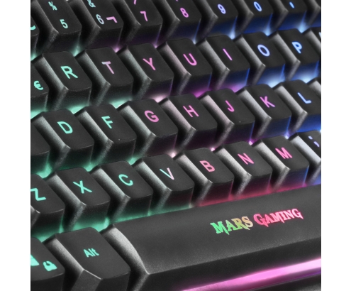 Mars Gaming MCPTKLES teclado + raton usb español Negro
