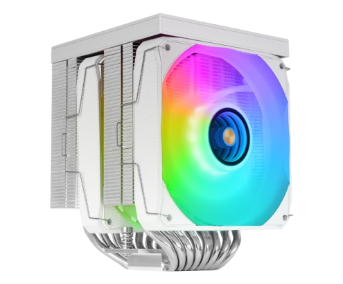 Mars Gaming MCPU-LCDPROW Procesador Refrigerador de aire 12 cm Blanco 1 pieza(s)